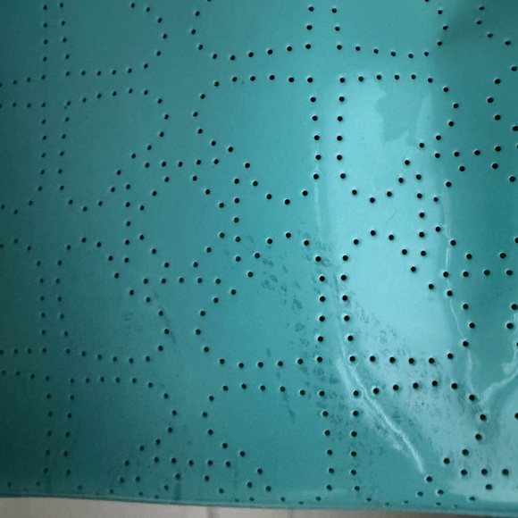 Kate Spade Turquoise Perforated Tote - Picture 4 of 6
